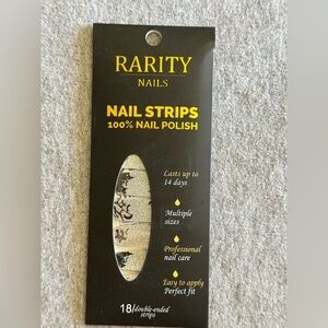 Rarity Nails Silver Halloween Themed Nail Strips